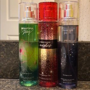 Bundle of 3 new bath and body works scents